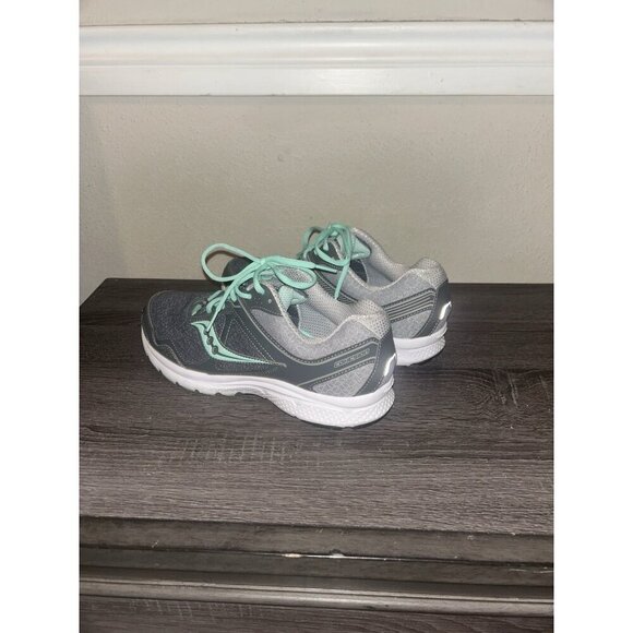 Saucony Cohesion 10 Gray/Mint Athletic Comfy Running Shoes Womens Size 11 Wide - Picture 5 of 7
